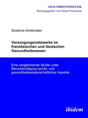 cover image of Versorgungsnetzwerke im französischen und deutschen Gesundheitswesen